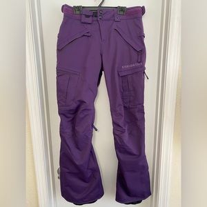 Women’s 686 Smarty Cargo Snowboard Pants Purple XS